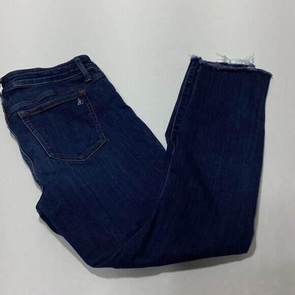 Sam Edelman Jeans The Kitten Mid Rise Skinny Ankle Size 29 Women's Raw Hem - Picture 4 of 11